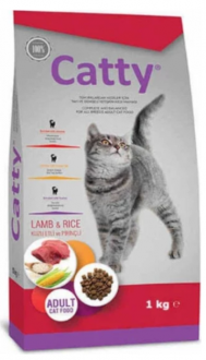 Catty Kuzu Etli Pirinçli Yetişkin 1 kg Kedi Maması kullananlar yorumlar
